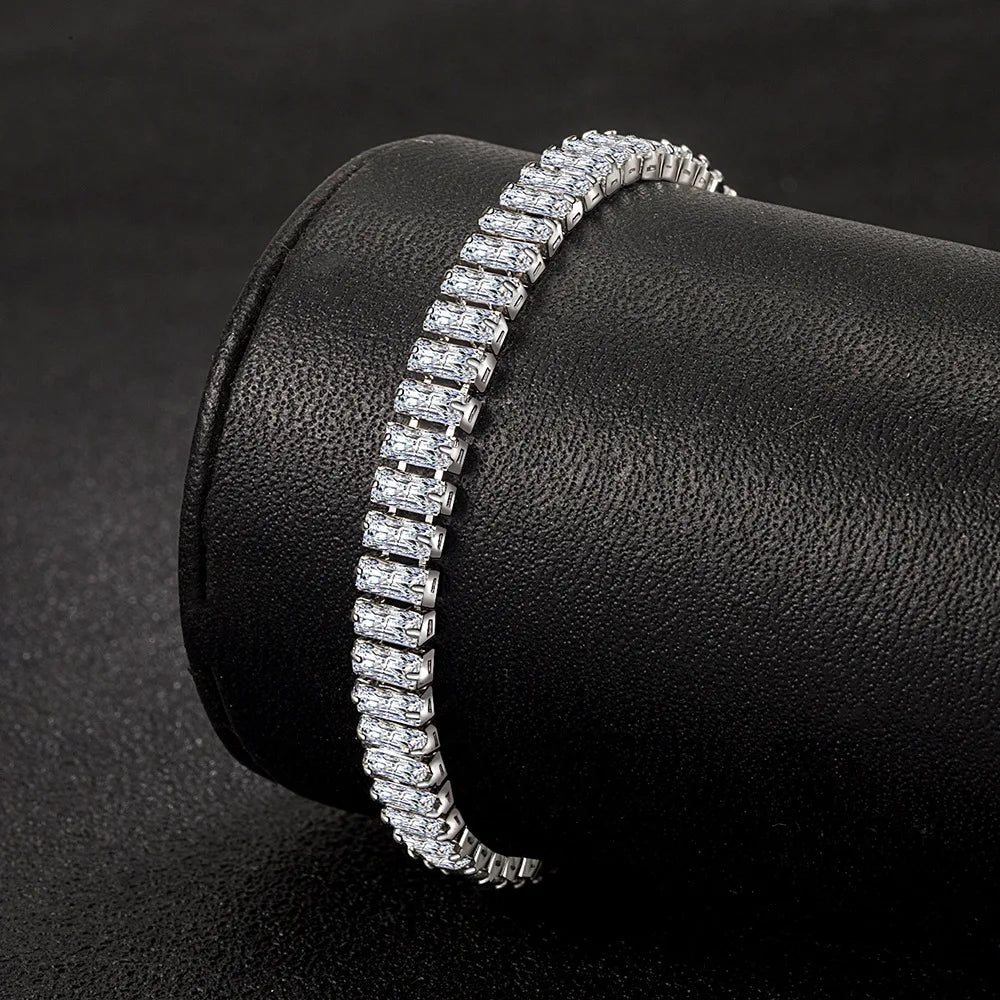 Double Layered Zircon Bracelet - Island Of Jewels