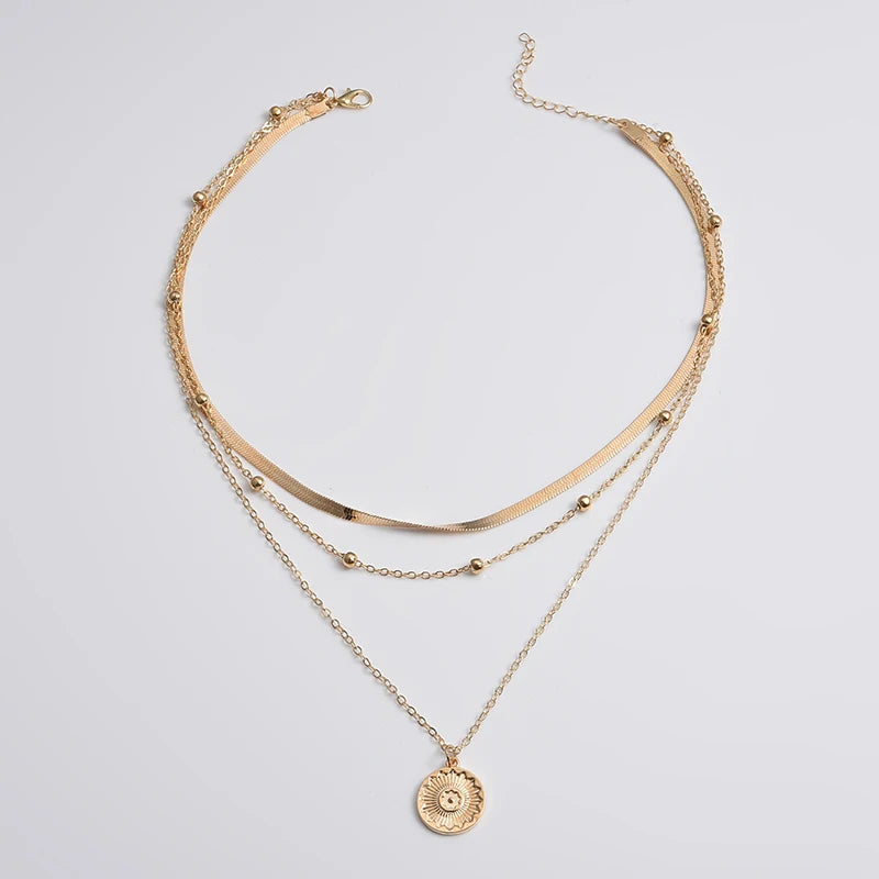Three Layer Necklace - Island Of Jewels