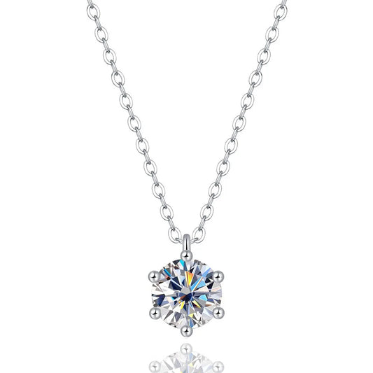 Moissanite Pendant Necklace - Island Of Jewels