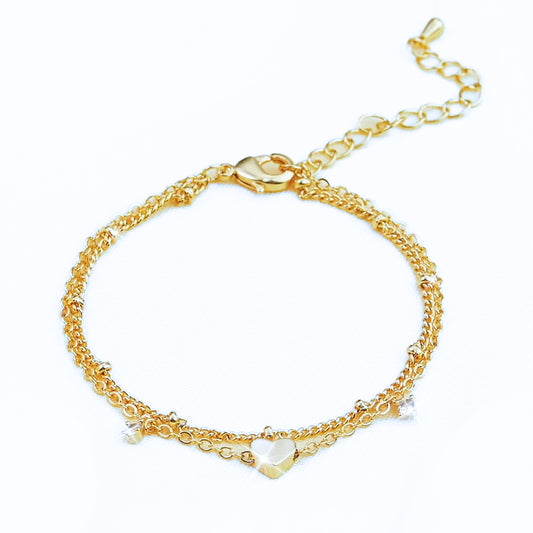 Heart Charm Anklet - Island Of Jewels