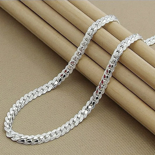 Sideways Chain Necklace - Island Of Jewels
