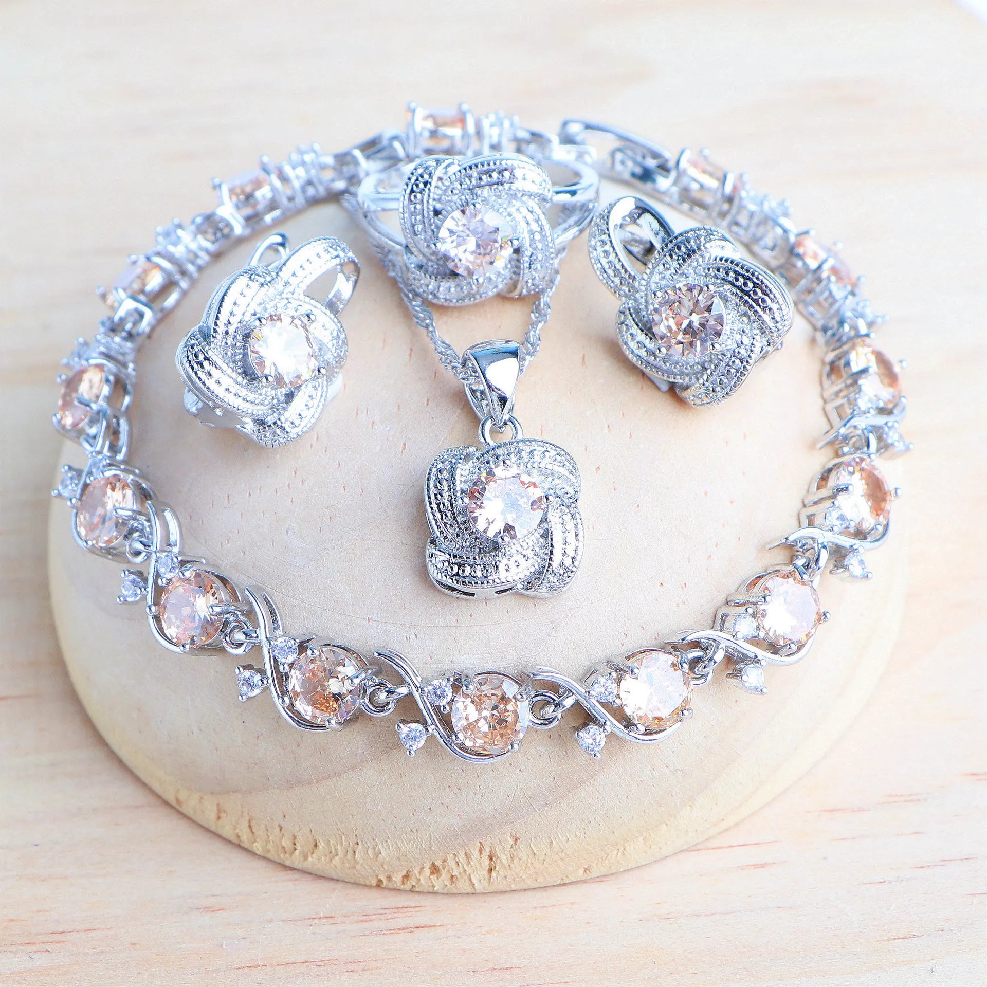 Zirconia Women Jewellery Set - Island Of Jewels