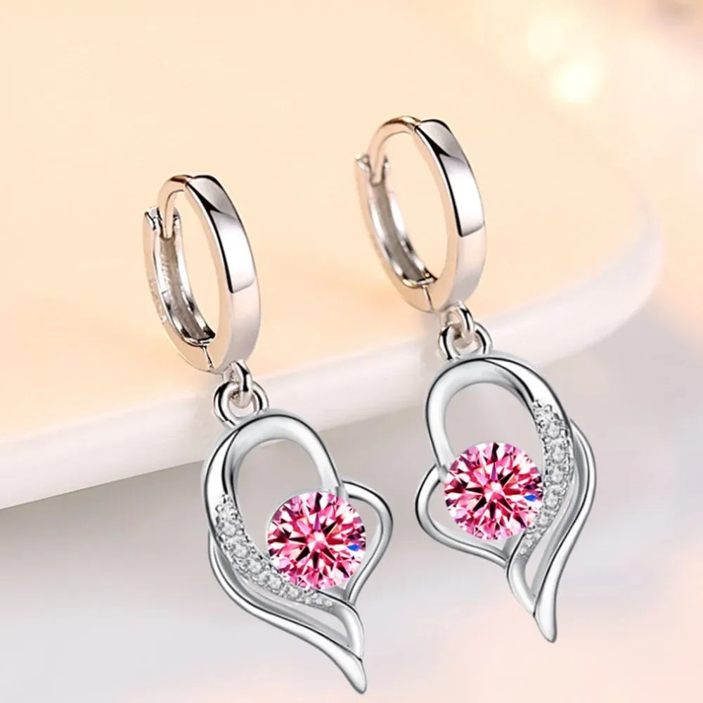 Silver Drop Earrings - Island Of Jewels