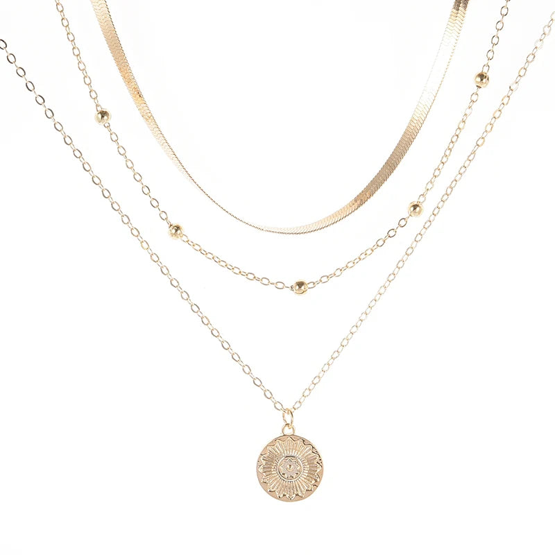 Three Layer Necklace - Island Of Jewels