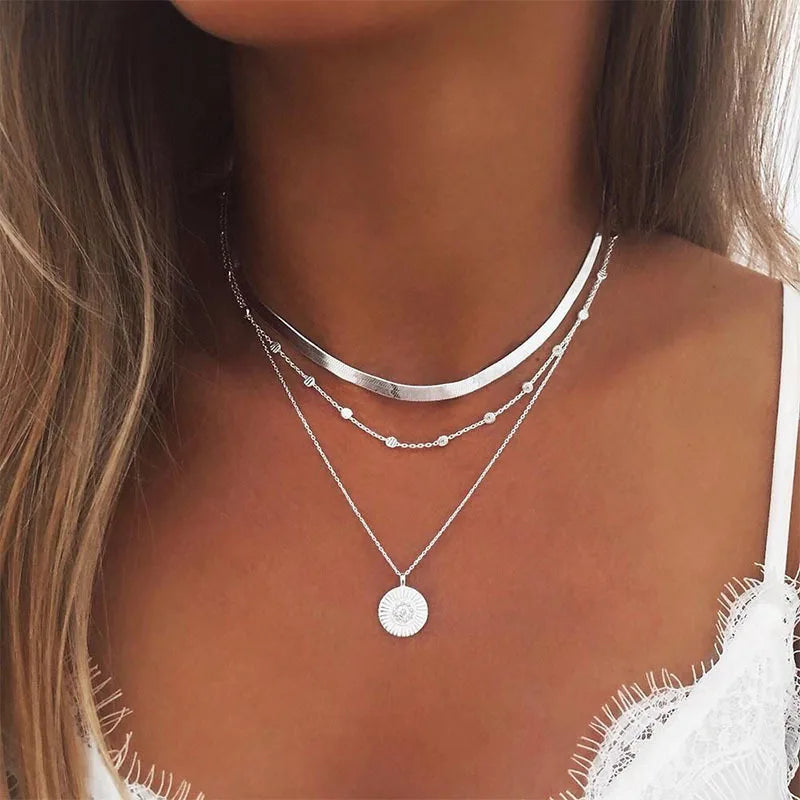 Three Layer Necklace - Island Of Jewels