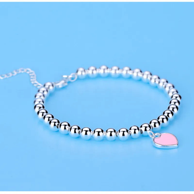 Heart Pendant Bracelet - Island Of Jewels