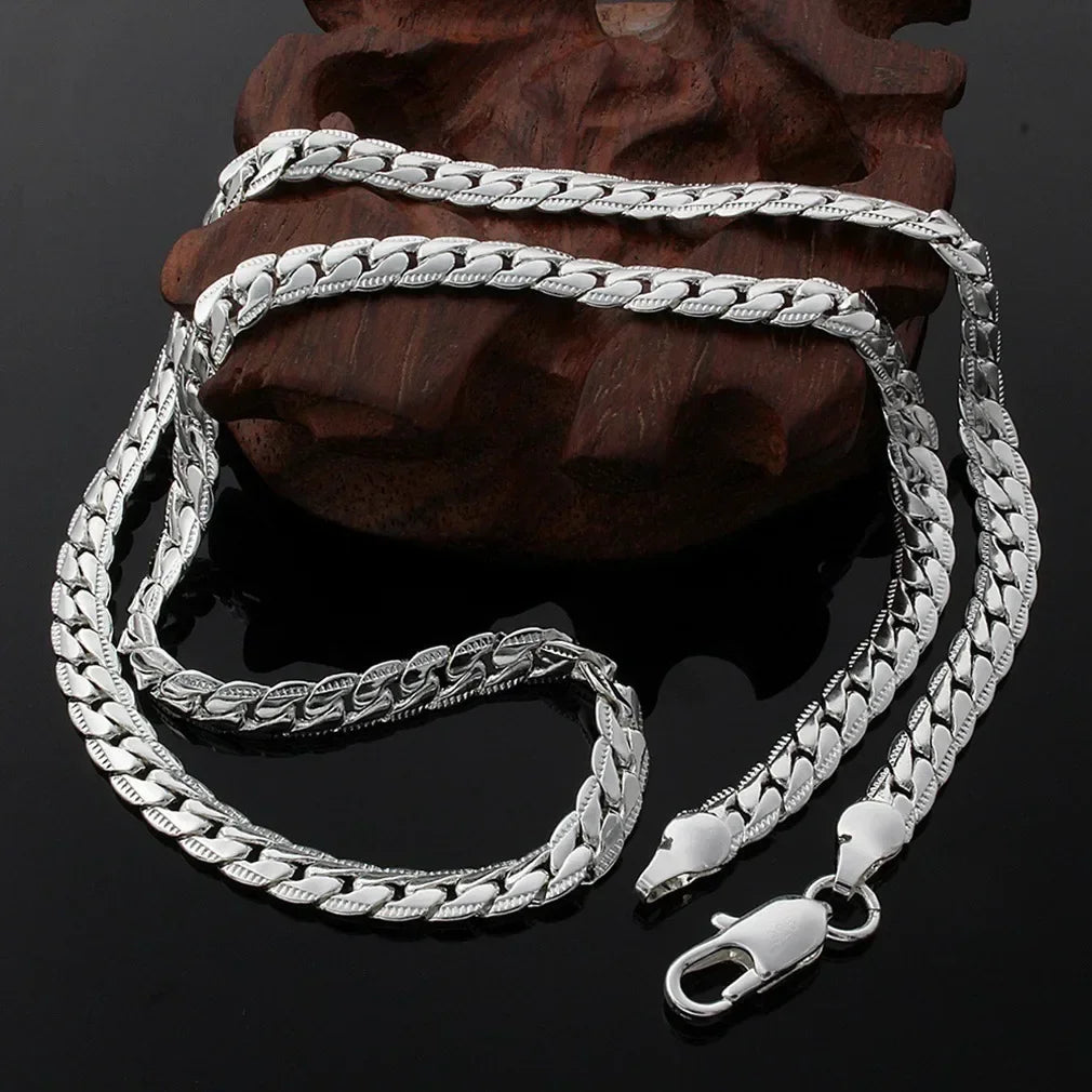 Sideways Chain Necklace - Island Of Jewels