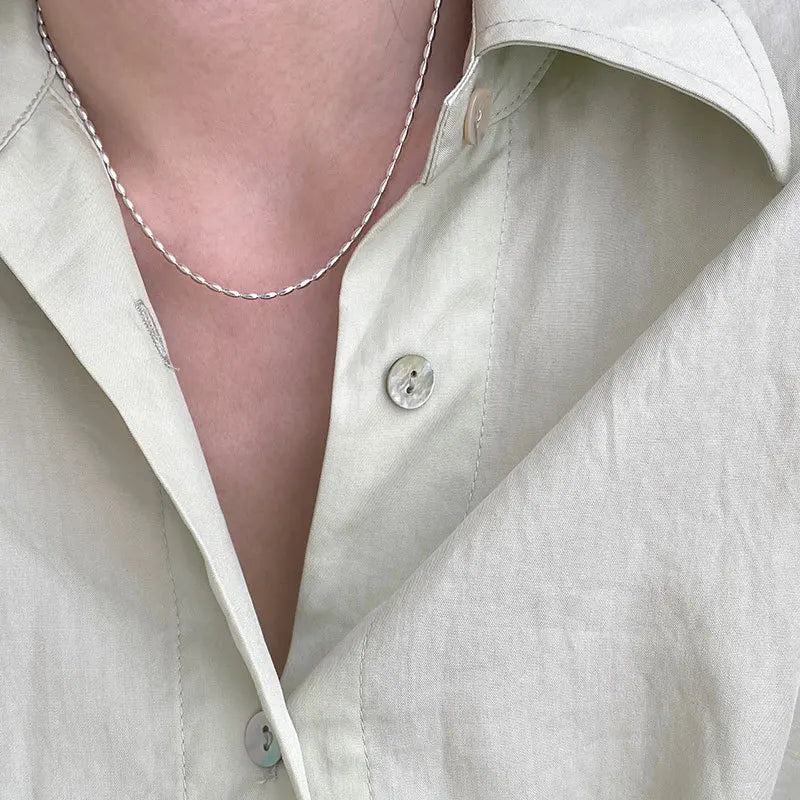 Collarbone Chain Necklace - Island Of Jewels