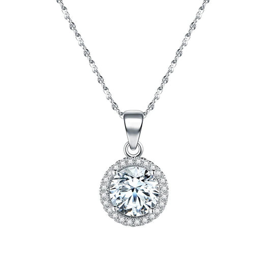Round Zircon Necklace - Island Of Jewels