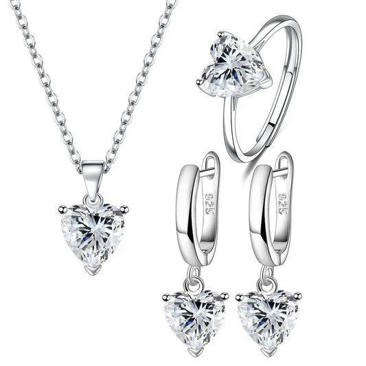Love Heart Jewellery Set - Island Of Jewels
