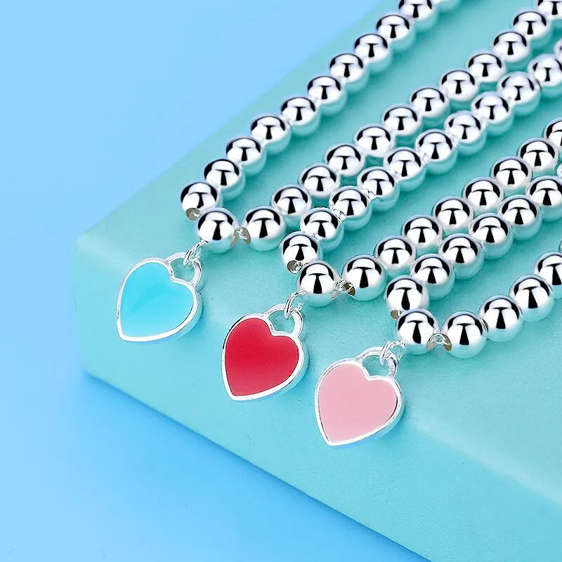 Heart Pendant Bracelet - Island Of Jewels