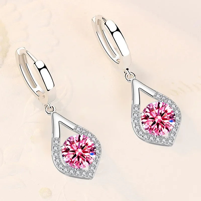Silver Drop Earrings - Island Of Jewels