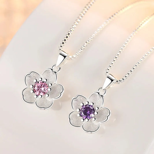 Cherry Blossom Necklace - Island Of Jewels