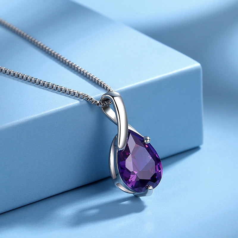 Amethyst Pendant Necklace